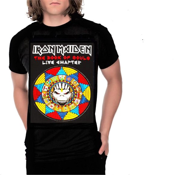 Iron Madein The Book of Souls Live Chapter metal rock Official T-Shirt XL NWT - Picture 1 of 3